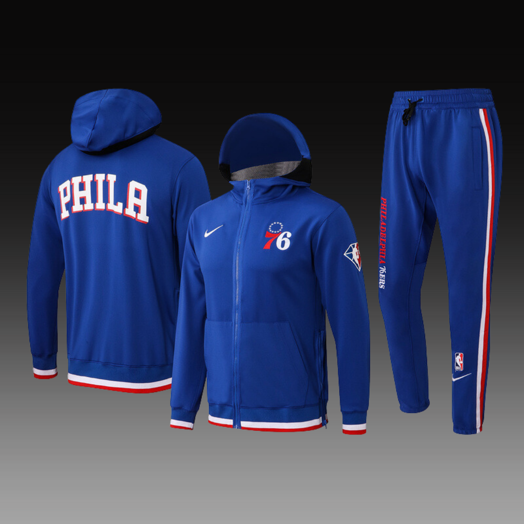 Nike Philadelphia 76ers 75th Anniversary Performance Showtime Jacket