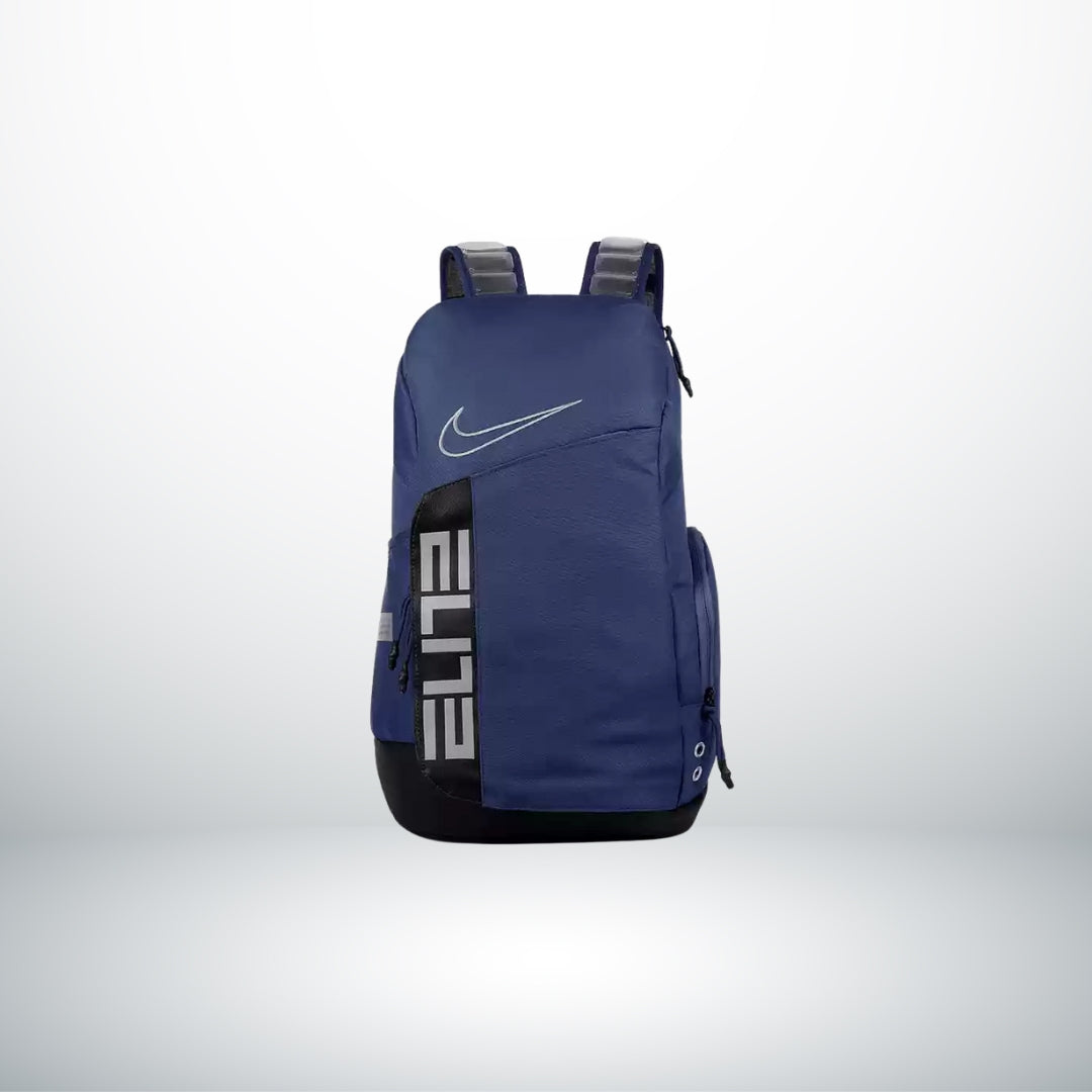 Elite Pro Basketball Backpack - Navy / Black / Silver Elite Pro Basketball Backpack - Navy / Black / Silver