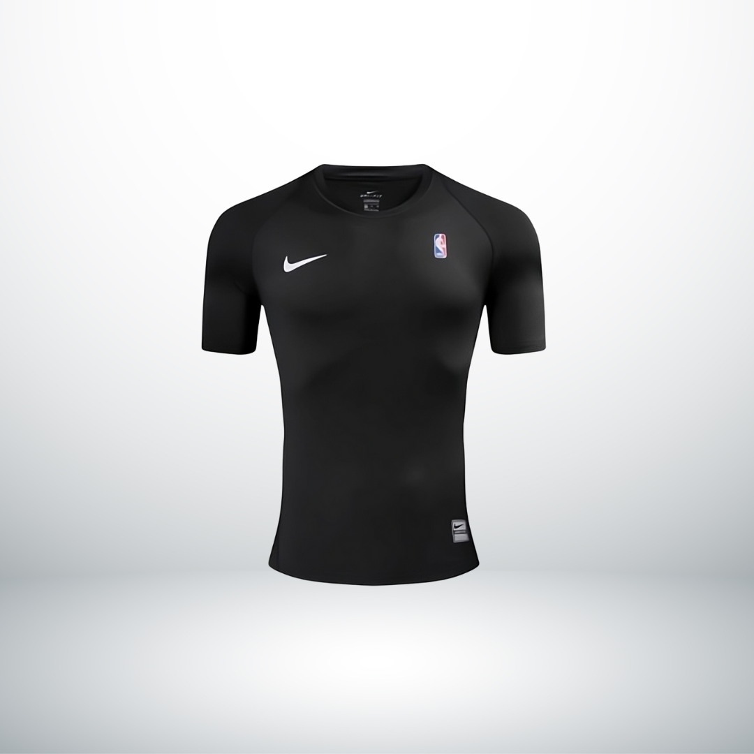 Nike NBA Elite PRO Black Compression Short Sleeve T Shirt nike-nba-elite-pro-black-compression-short-sleeve-t-shirt