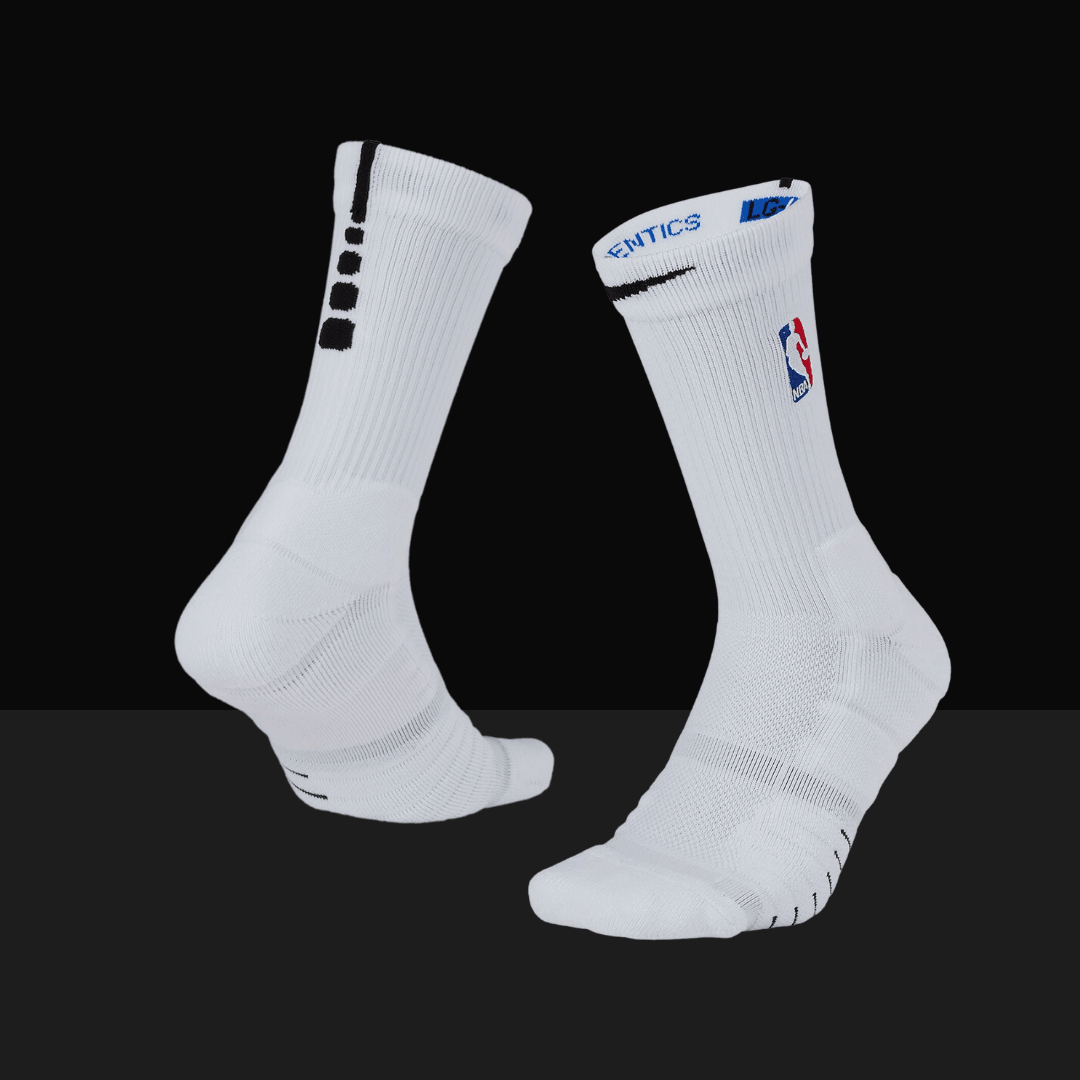 Nike NBA Elite Quick Crew Socks White