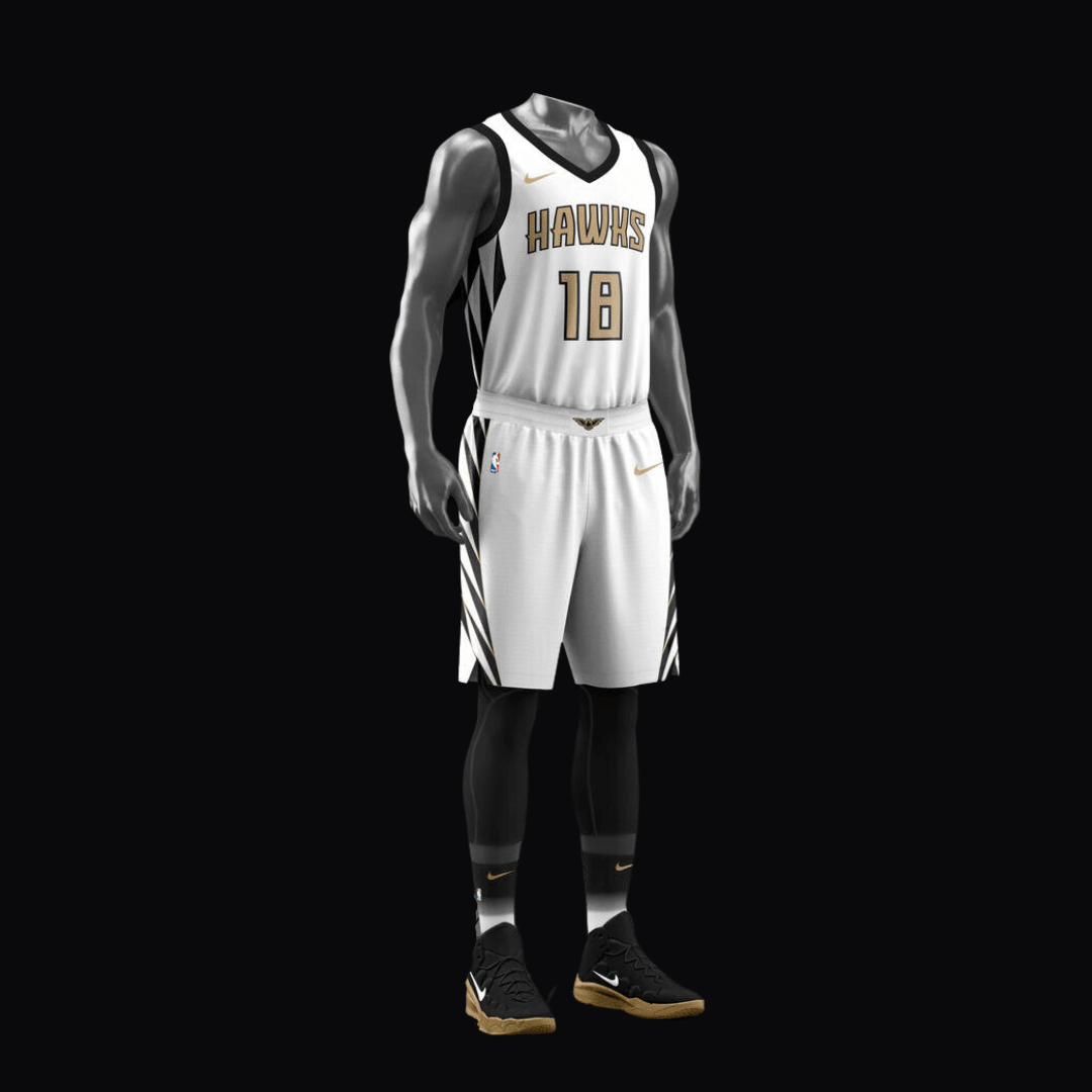 Nike NBA Elite Socks - Atlanta Hawks City Edition 2018 Jersey Uniform