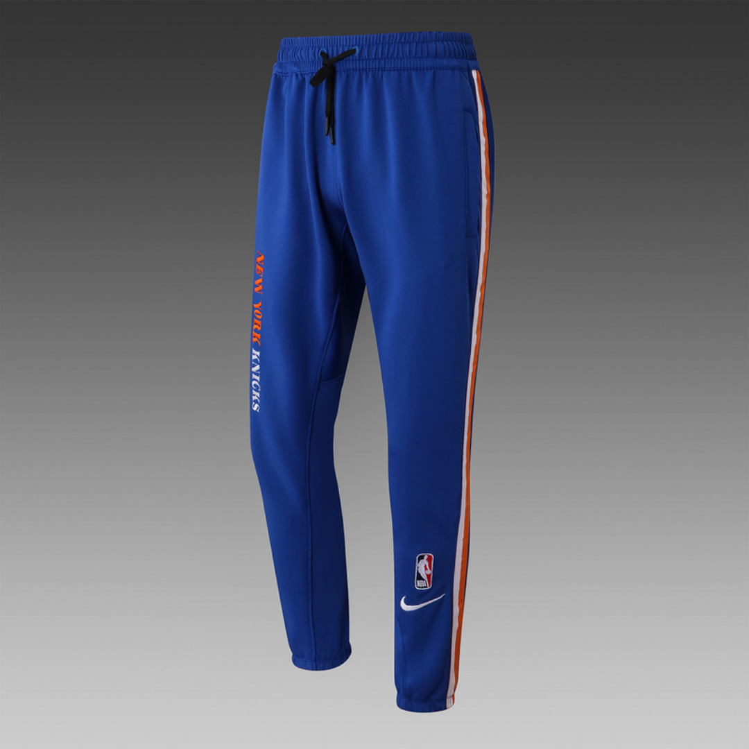 Nike New York Knicks 75th Anniversary Performance Showtime Jacket & Pants Set - Blue