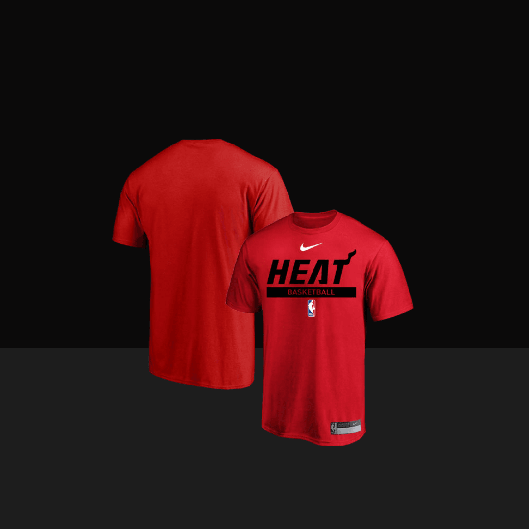 2022/23 Miami Heat Nike Practice Performance Short Sleeve T-Shirt - Basketb