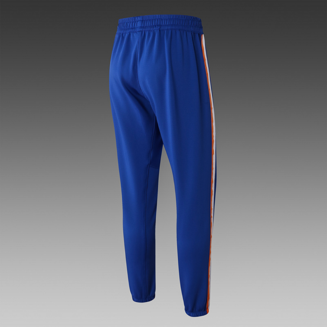 Nike New York Knicks 75th Anniversary Performance Showtime Jacket & Pants Set - Blue