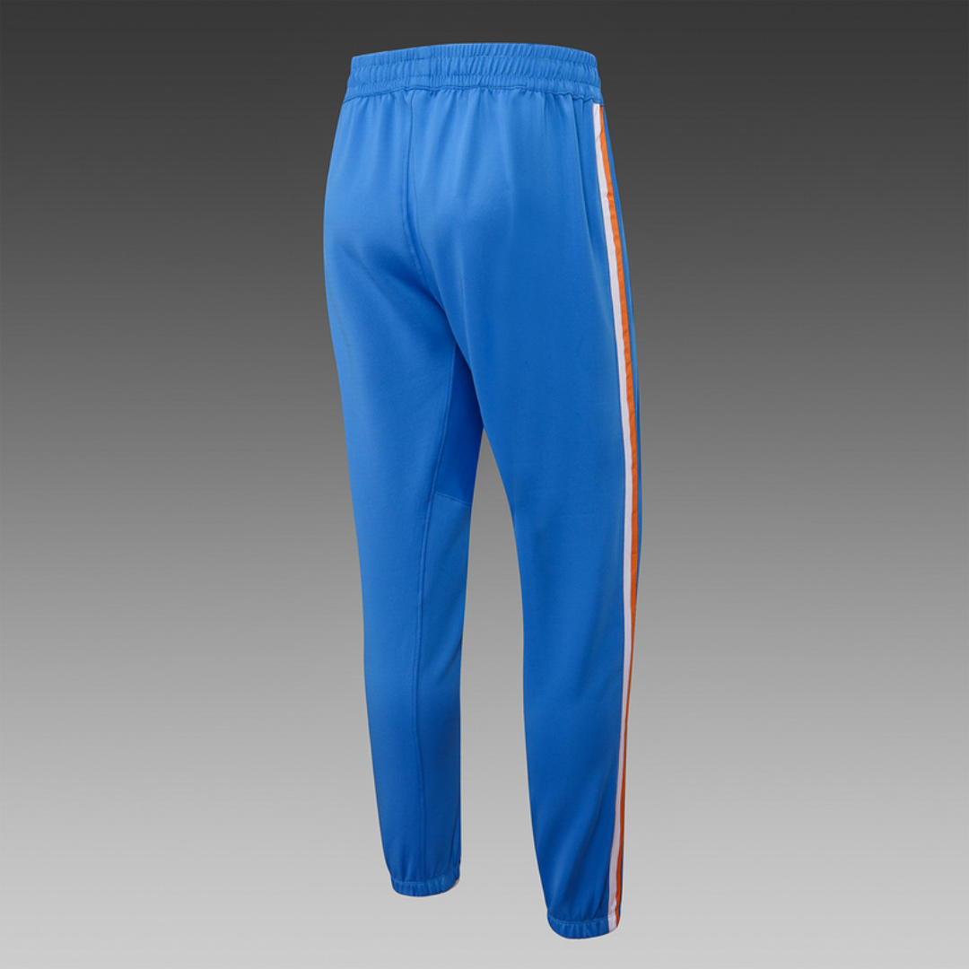 Nike Oklahoma City Thunder 75th Anniversary Performance Showtime Jacket & Pants Set - Blue