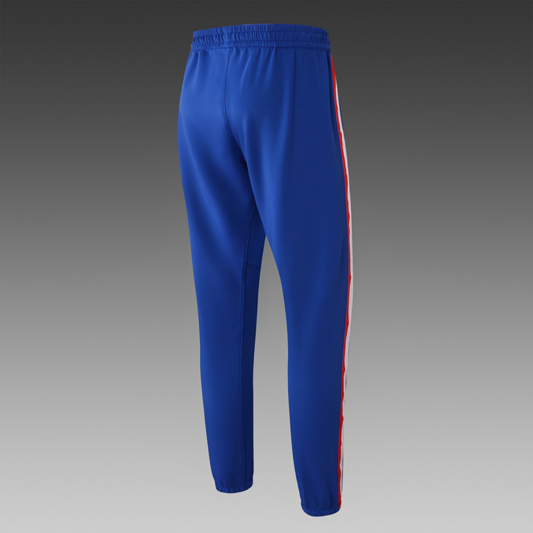 Nike Philadelphia 76ers 75th Anniversary Performance Showtime Jacket & Pants Set - Blue