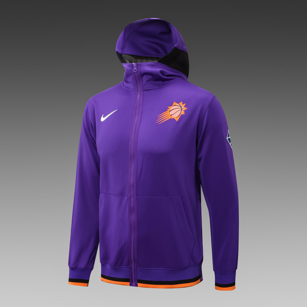 Nike Phoenix Suns 75th Anniversary Performance Showtime Jacket & Pants Set - Purple