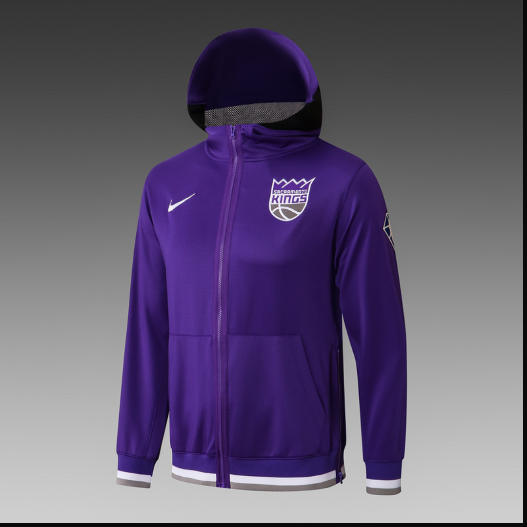 Nike Sacramento Kings 75th Anniversary Performance Showtime Jacket & Pants Set - Purple