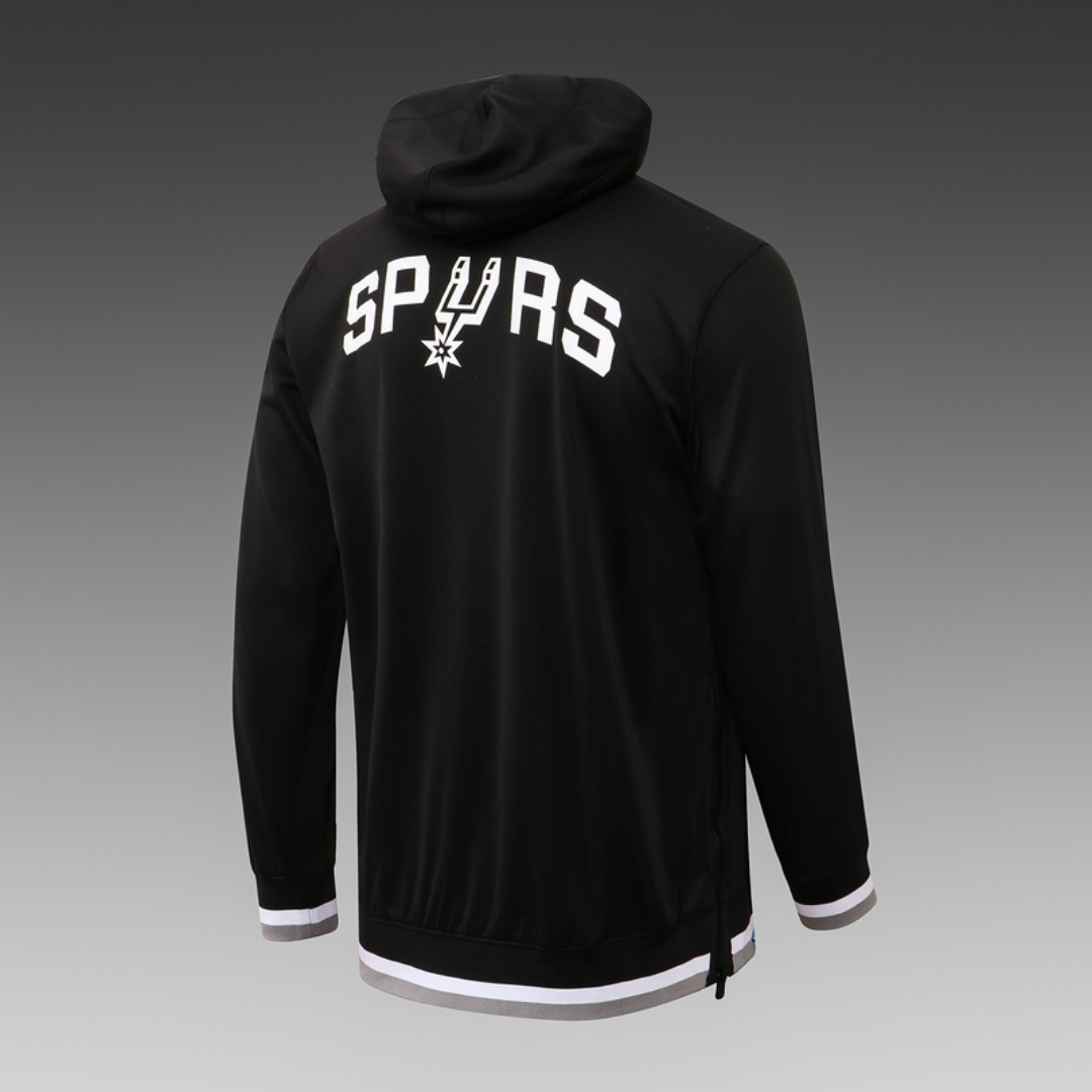 Nike San Antonio Spurs 75th Anniversary Performance Showtime Jacket & Pants Set - Black