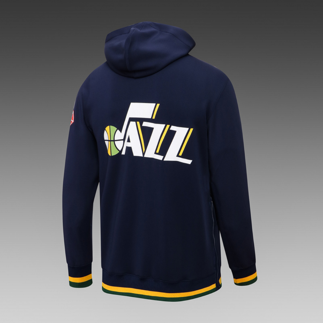 Nike Utah Jazz 75th Anniversary Performance Showtime Jacket & Pants Set - Navy