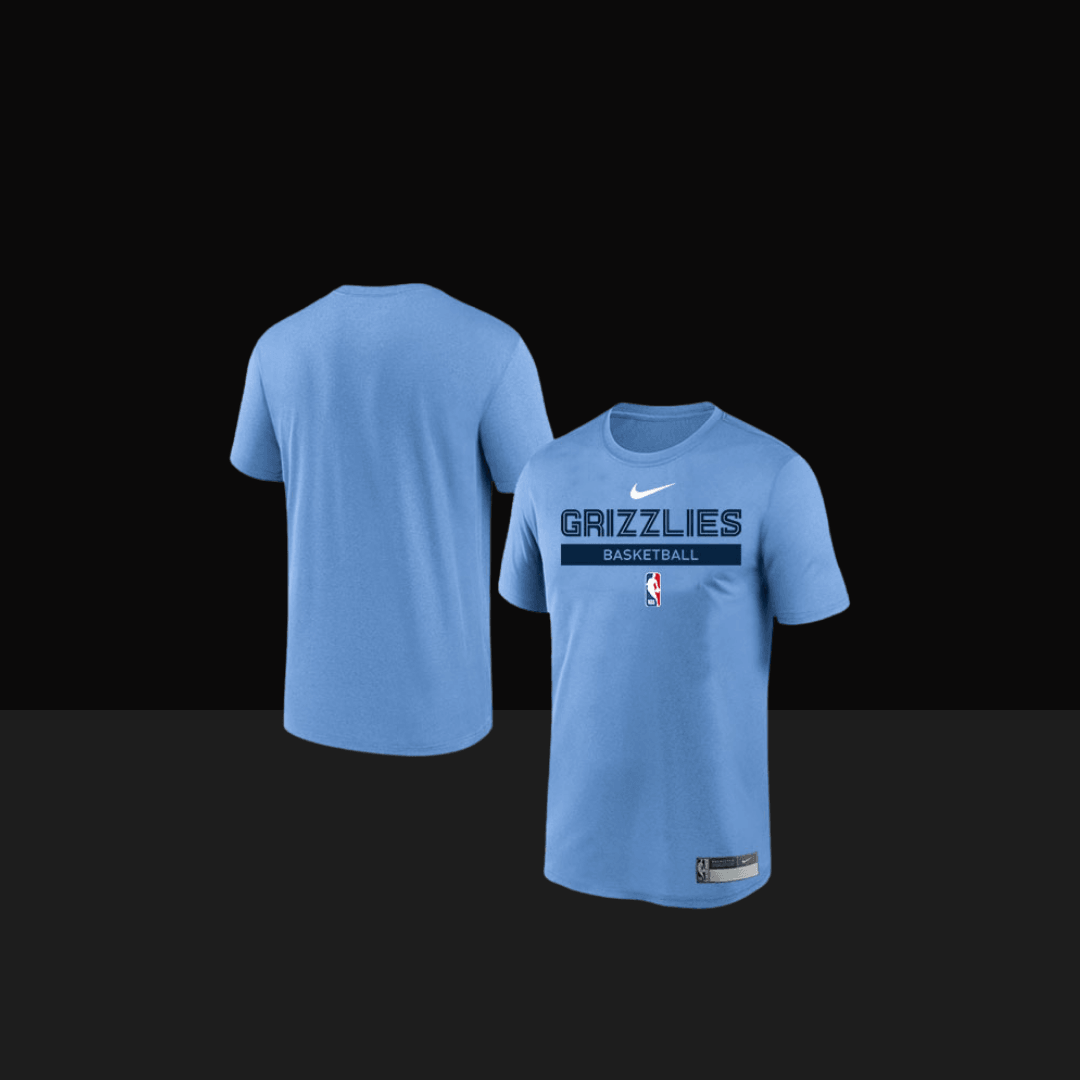 2022/23 Memphis Grizzlies Nike Practice Performance Short Sleeve T-Shirt - Basketb