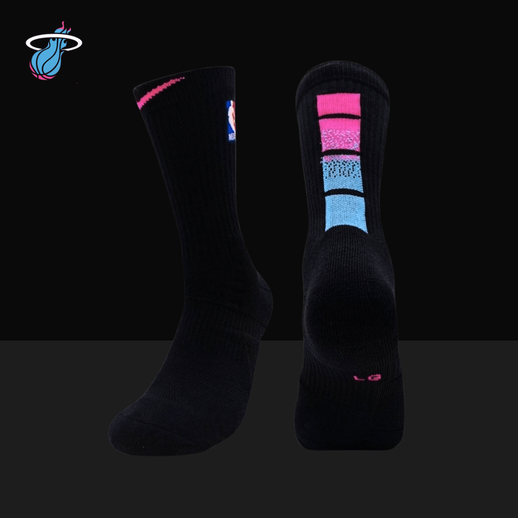 Nike NBA Elite Crew Socks Miami Heat City Edition 2020