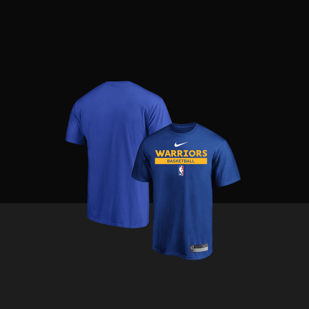 2022/23 Golden State Warriors Nike Practice Performance Short Sleeve T-Shirt - Basketb