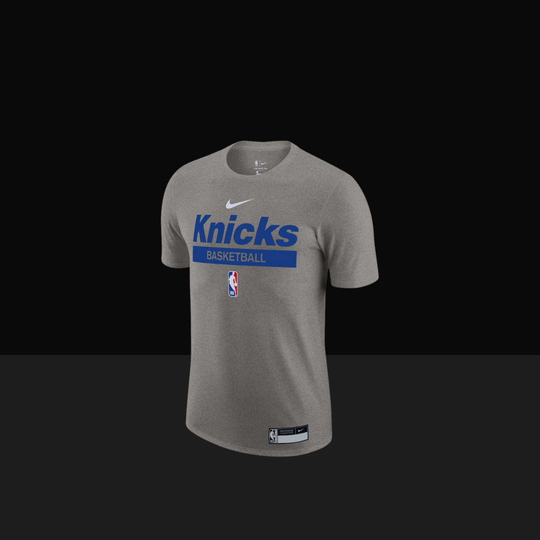 2022/23 New York Knicks Nike Praxis Performance Kurzarm T-Shirt