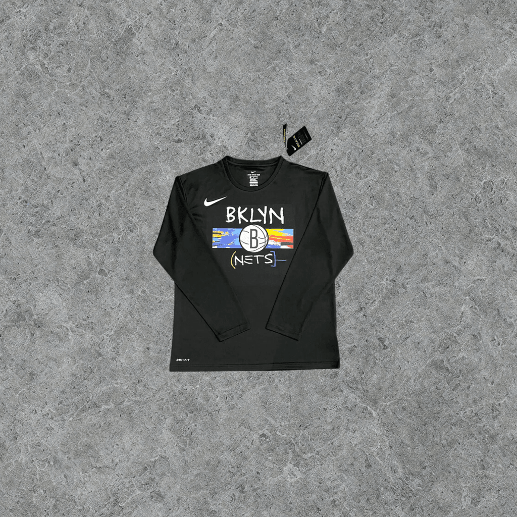 Nike NBA BROOKLYN NETS Practice Shirt 長袖 Unisex Brooklyn Nets Nike Black 2023/24 Legend On-Court