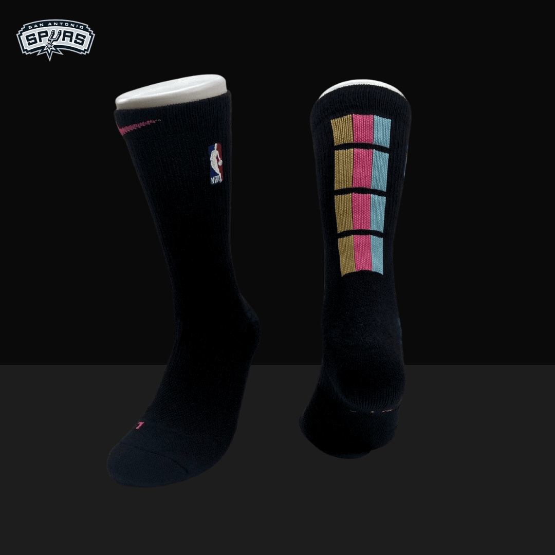 Nike NBA Elite Socks - Spurs Fiesta Edition 2020