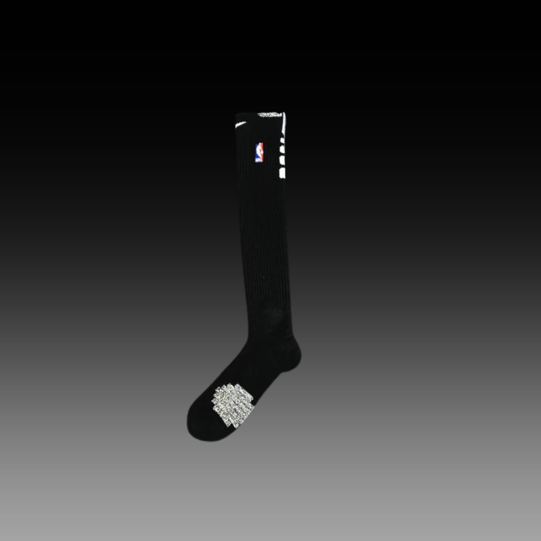 Nike NBA Knee High Socks - Black/White 2018