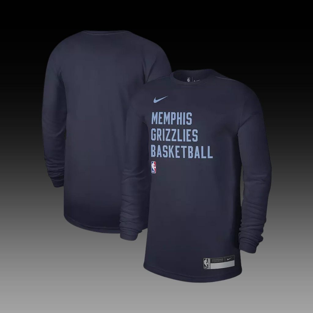 Memphis Grizzlies 2023 24 Essential Practice Long Sleeve T Shirt