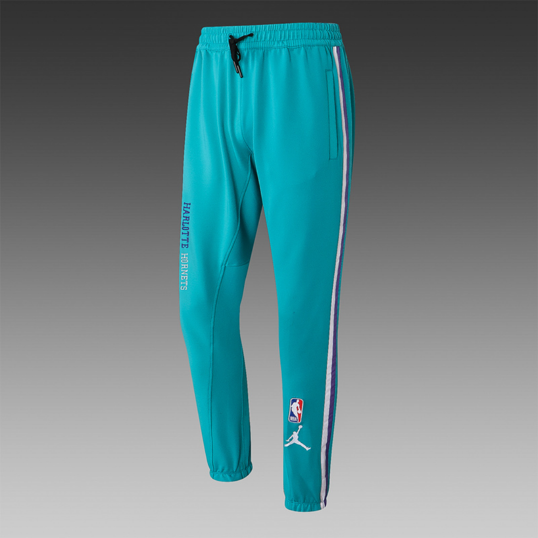 Jordan Charlotte Hornets 75th Anniversary Performance Showtime Jacket & Pants Set - Black