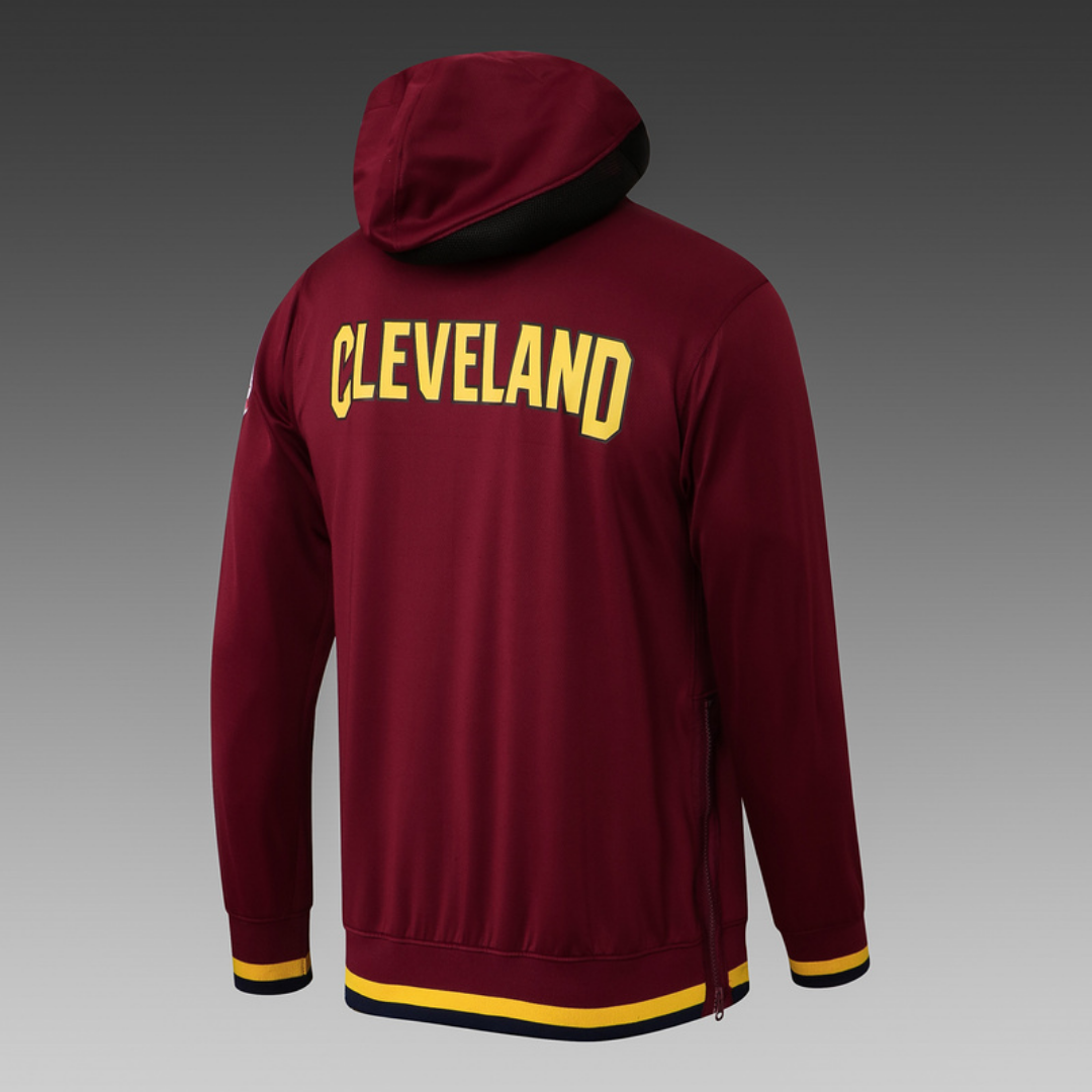 Nike Cleveland Cavaliers 75th Anniversary Performance Showtime Jacket & Pants Set - Black