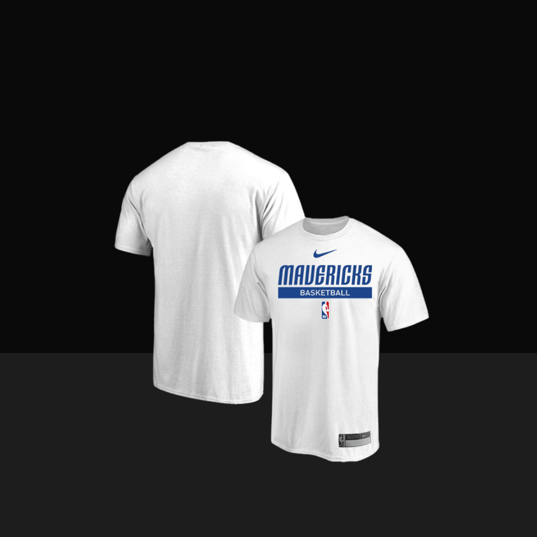 2022/23 Dallas Mavericks Nike Practice Performance Short Sleeve T-Shirt - Basketb