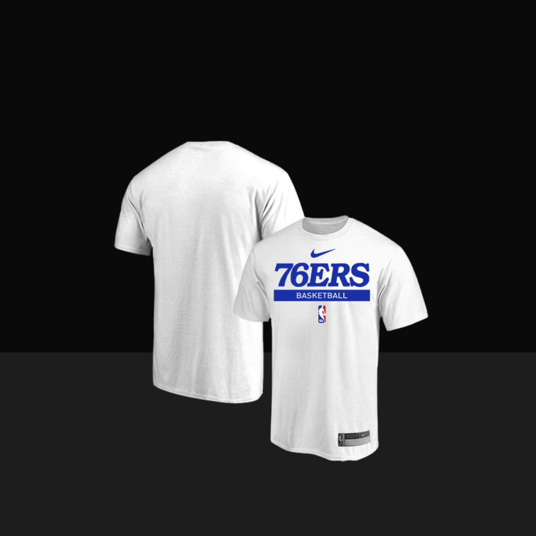 2022/23 Philadelphia 76ers Nike Practice Performance Short Sleeve T-Shirt - Basketb