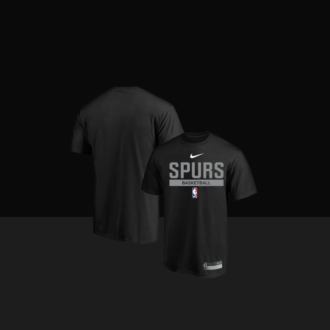 San Antonio Spurs Nike 2022/23 Legend On-Court Practice Performance Short Sleeve T-Shirt Nike Practice Performance Short Sleeve T-Shirt