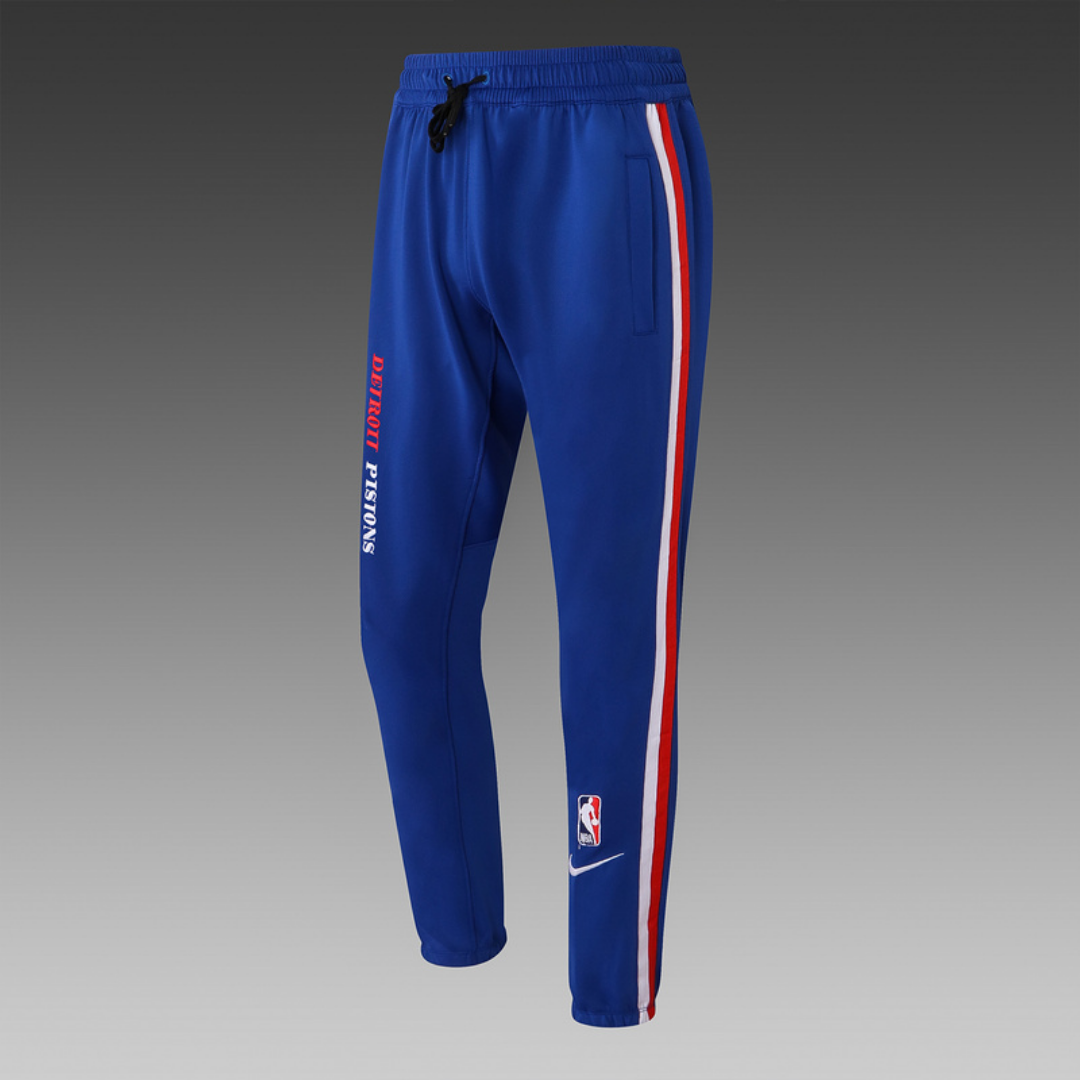 Nike Detroit Pistons 75th Anniversary Performance Showtime Jacket & Pants Set - Blue