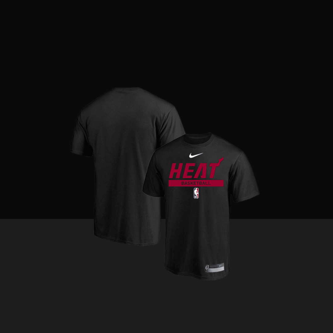 2022/23 Miami Heat Nike Practice Performance Short Sleeve T-Shirt - Basketb