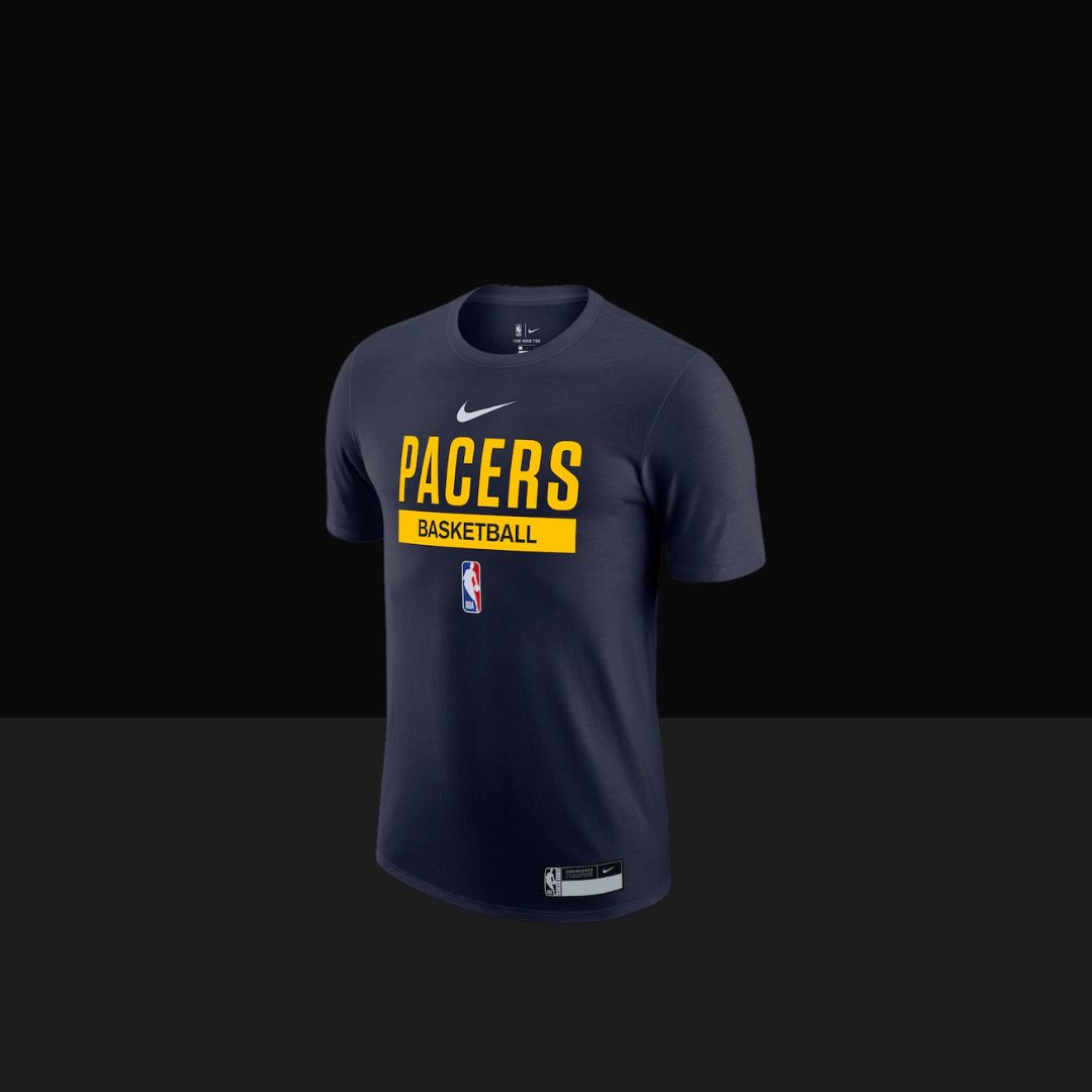 2022/23 Indiana Pacers Nike Praxis Performance Kurzarm T-Shirt