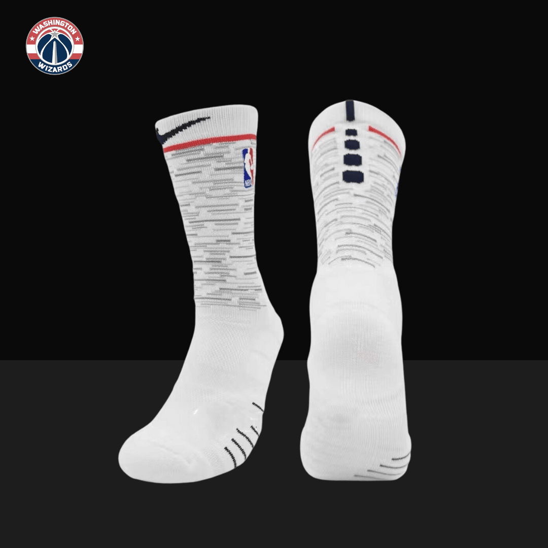 Medias Nike Elite Quick Crew Blanco/gris - corto