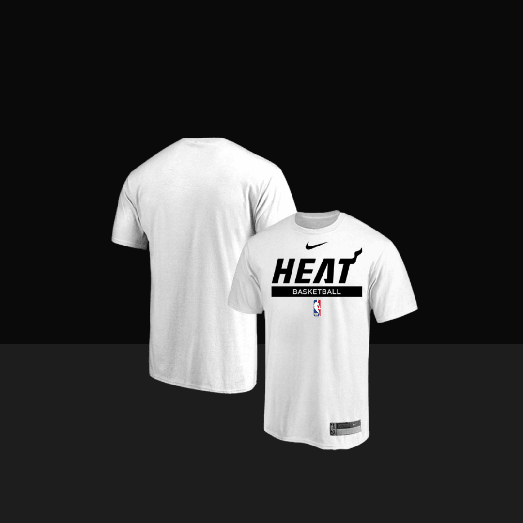 2022/23 Miami Heat Nike Practice Performance Short Sleeve T-Shirt - Basketb