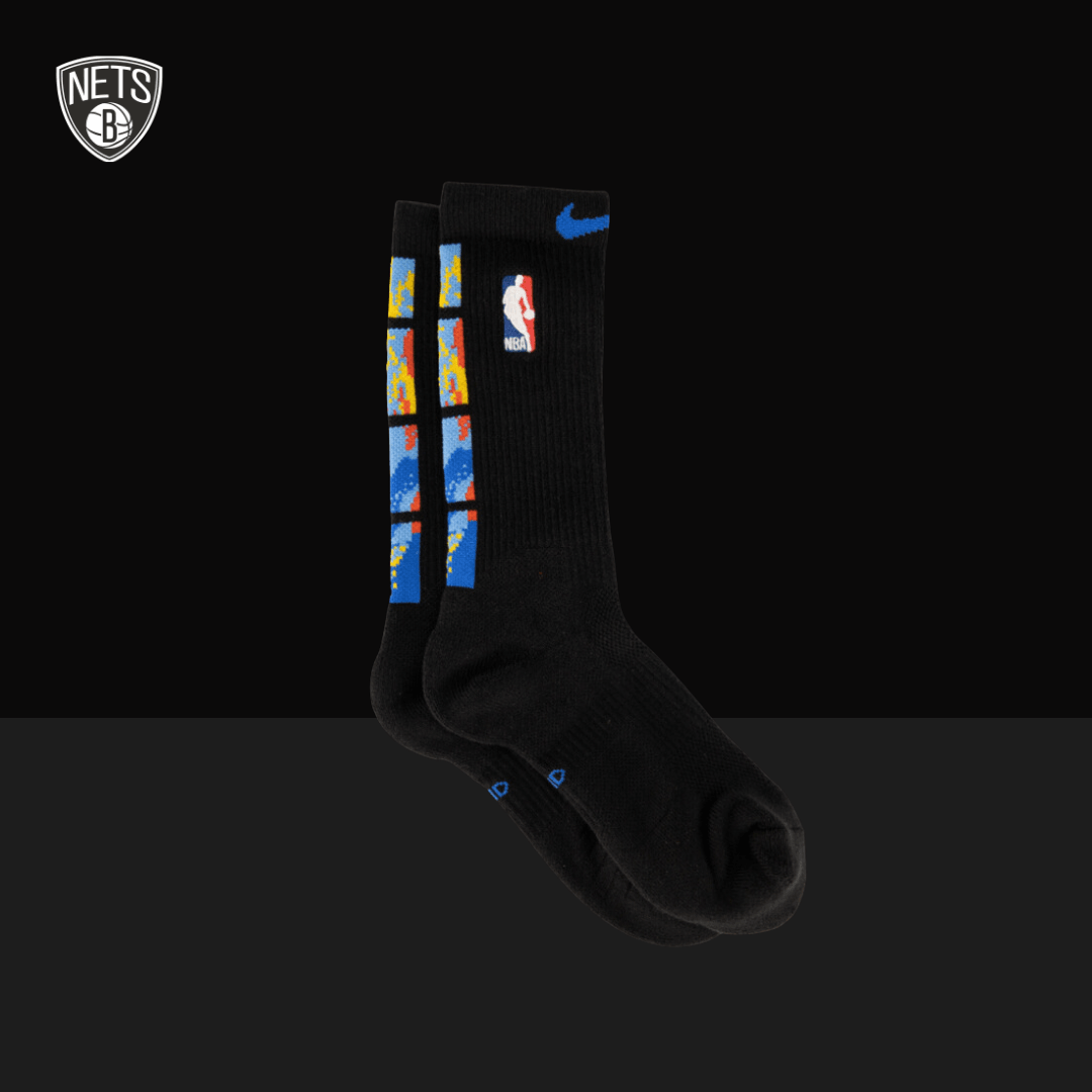 Nike NBA Elite Crew Socks - Brooklyn Nets City Edition