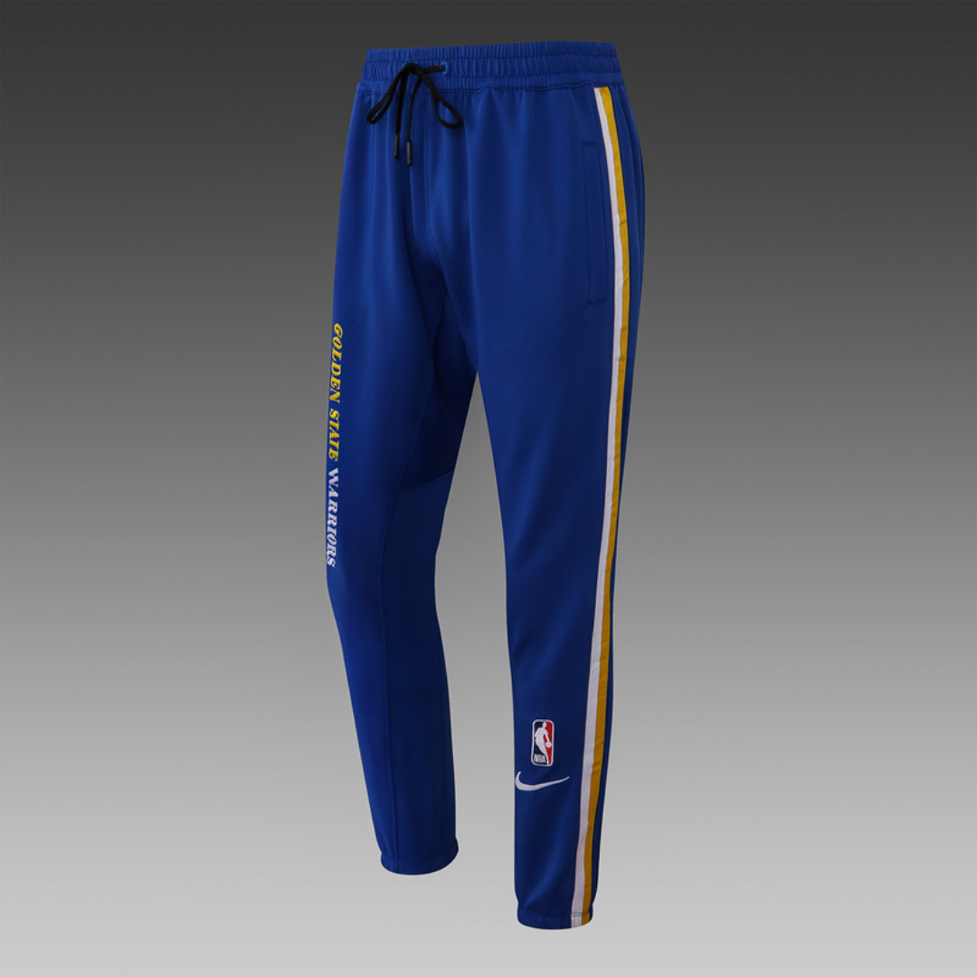 Nike Golden State Warriors 75th Anniversary Performance Showtime Jacket & Pants Set - Blue