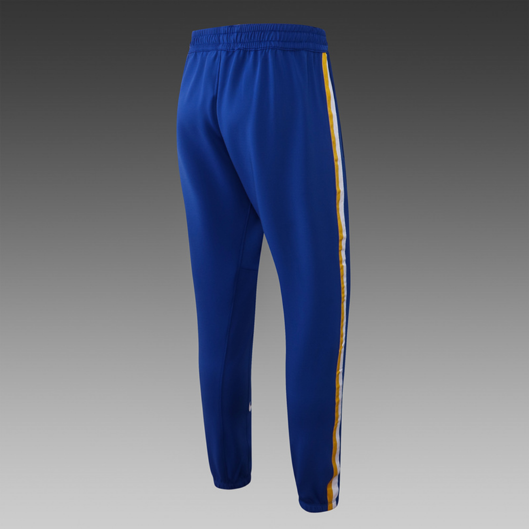 Nike Golden State Warriors 75th Anniversary Performance Showtime Jacket & Pants Set - Blue