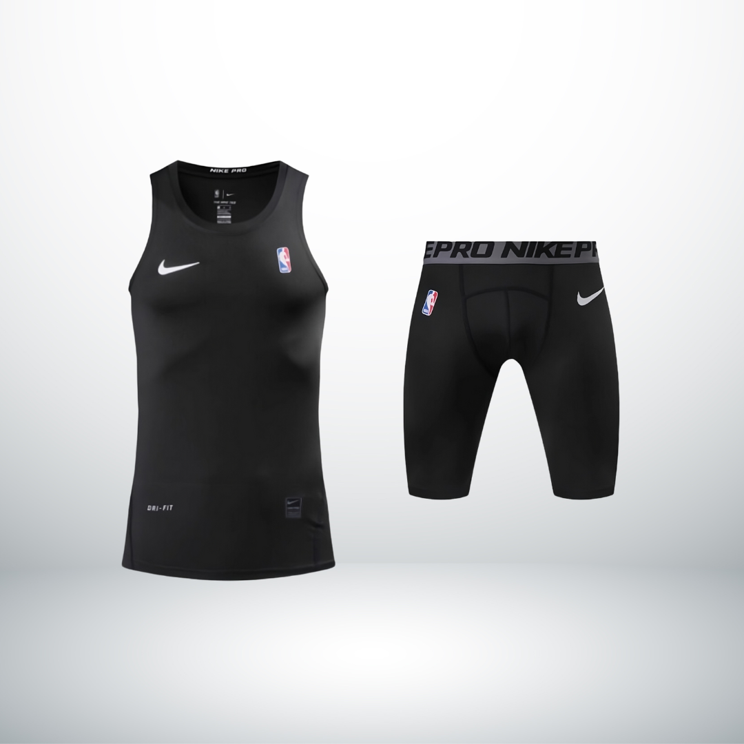 Set de compresión de combate Nike NBA Pro (chaleco y pantalones cortos)