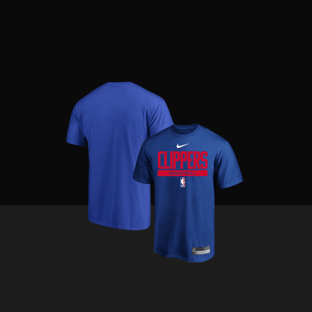 2022/23 Los Angeles Clippers Nike Practice Performance Short Sleeve T-Shirt - Basketb