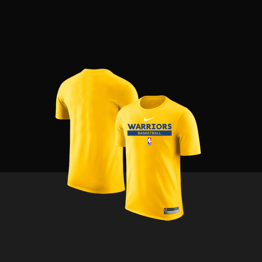 2022/23 Golden State Warriors Nike Practice Performance Short Sleeve T-Shirt - Basketb