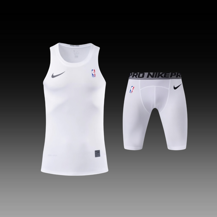 Set de compresión de combate Nike NBA Pro (chaleco y pantalones cortos)