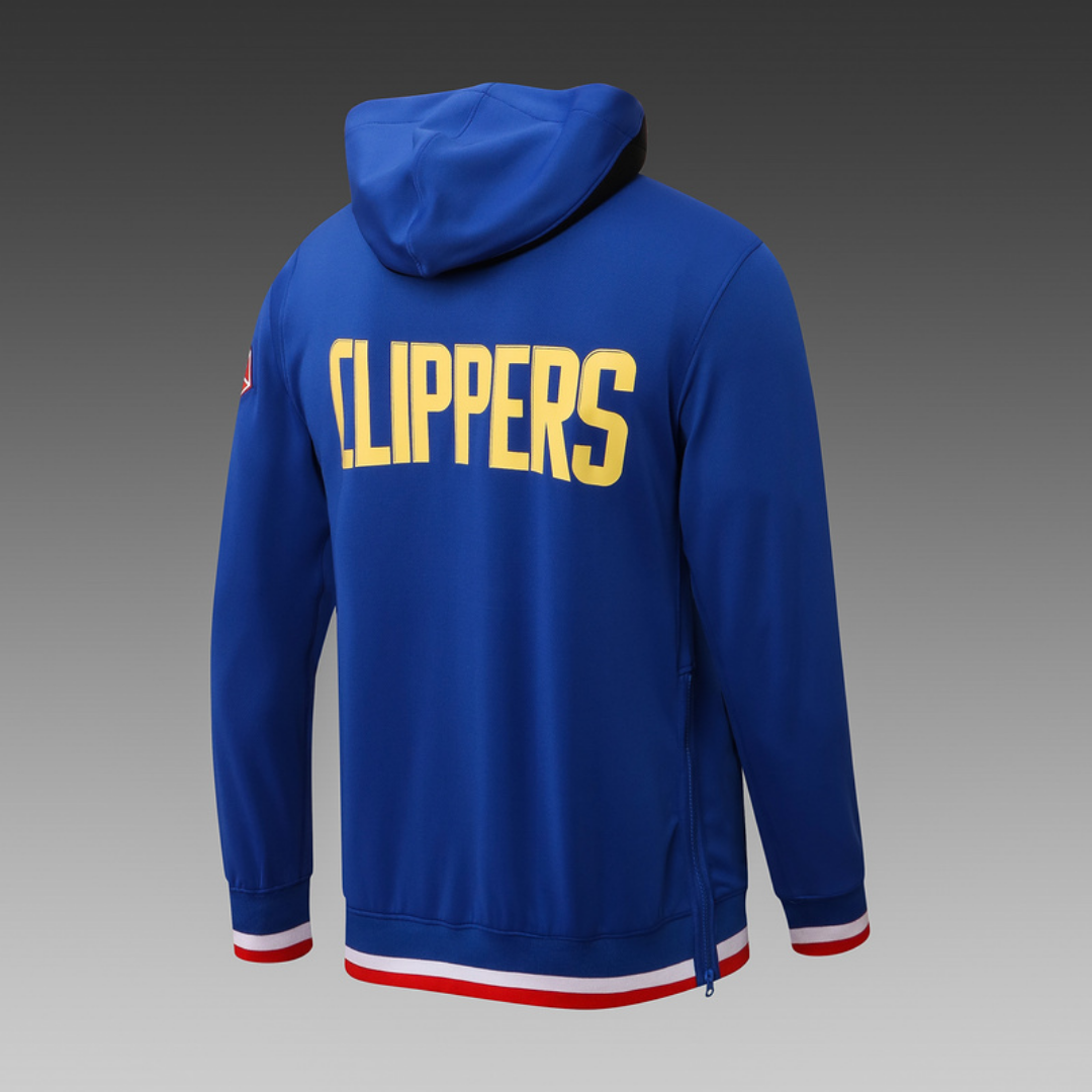 Nike Los Angeles Clippers 75th Anniversary Performance Showtime Jacket & Pants Set - Blue