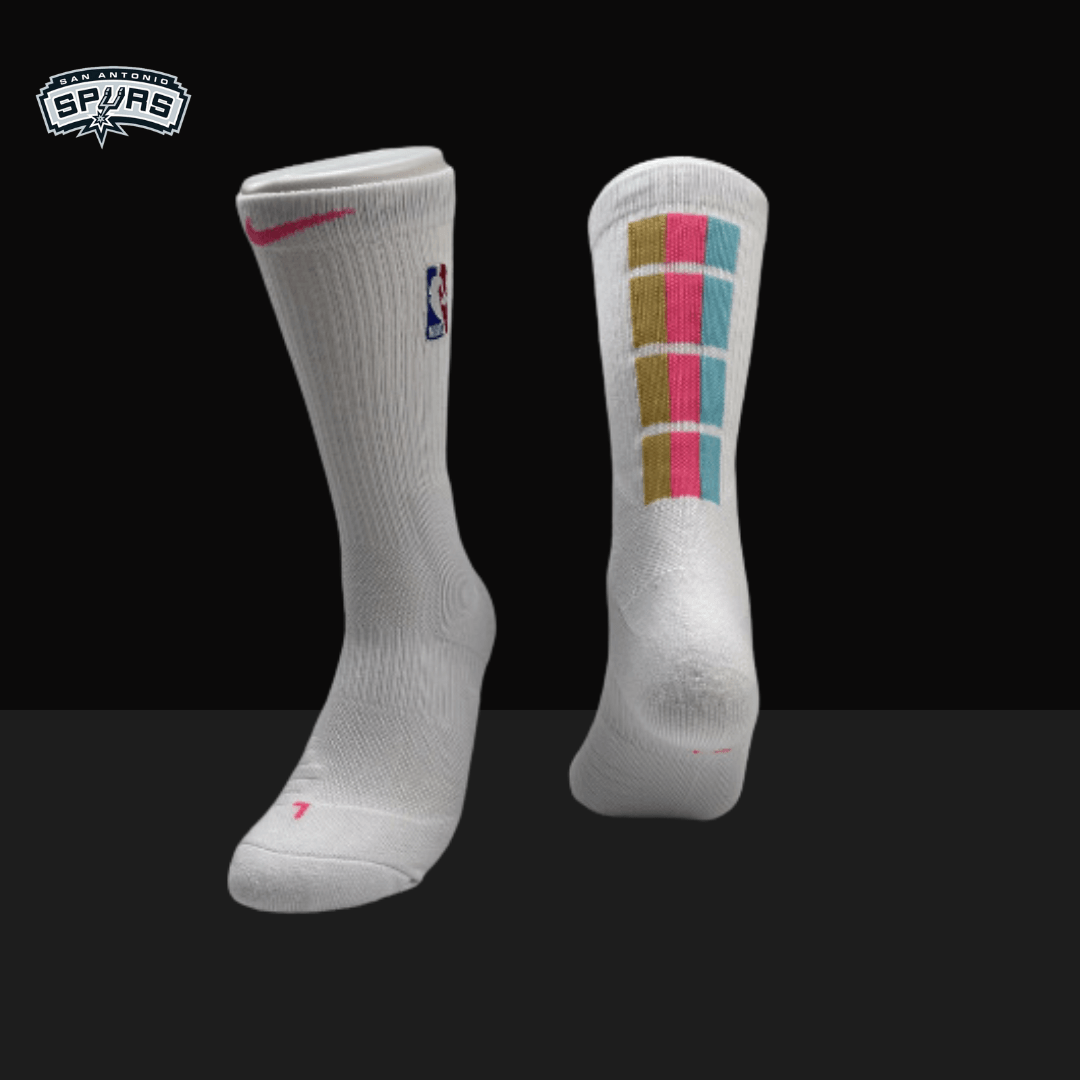 Nike NBA Elite Socks - Spurs Fiesta Edition 2020