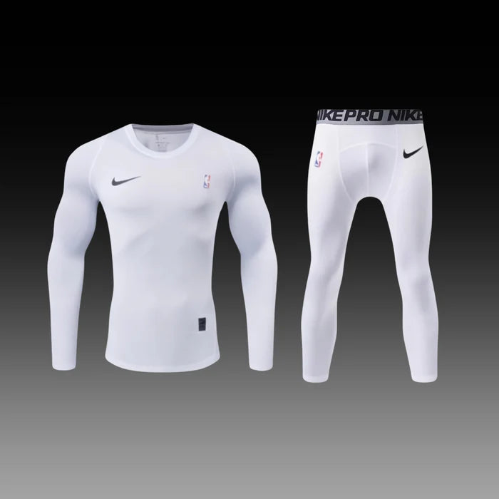 Set de compression Nike NBA Pro Combat T shirt a manches longues et c