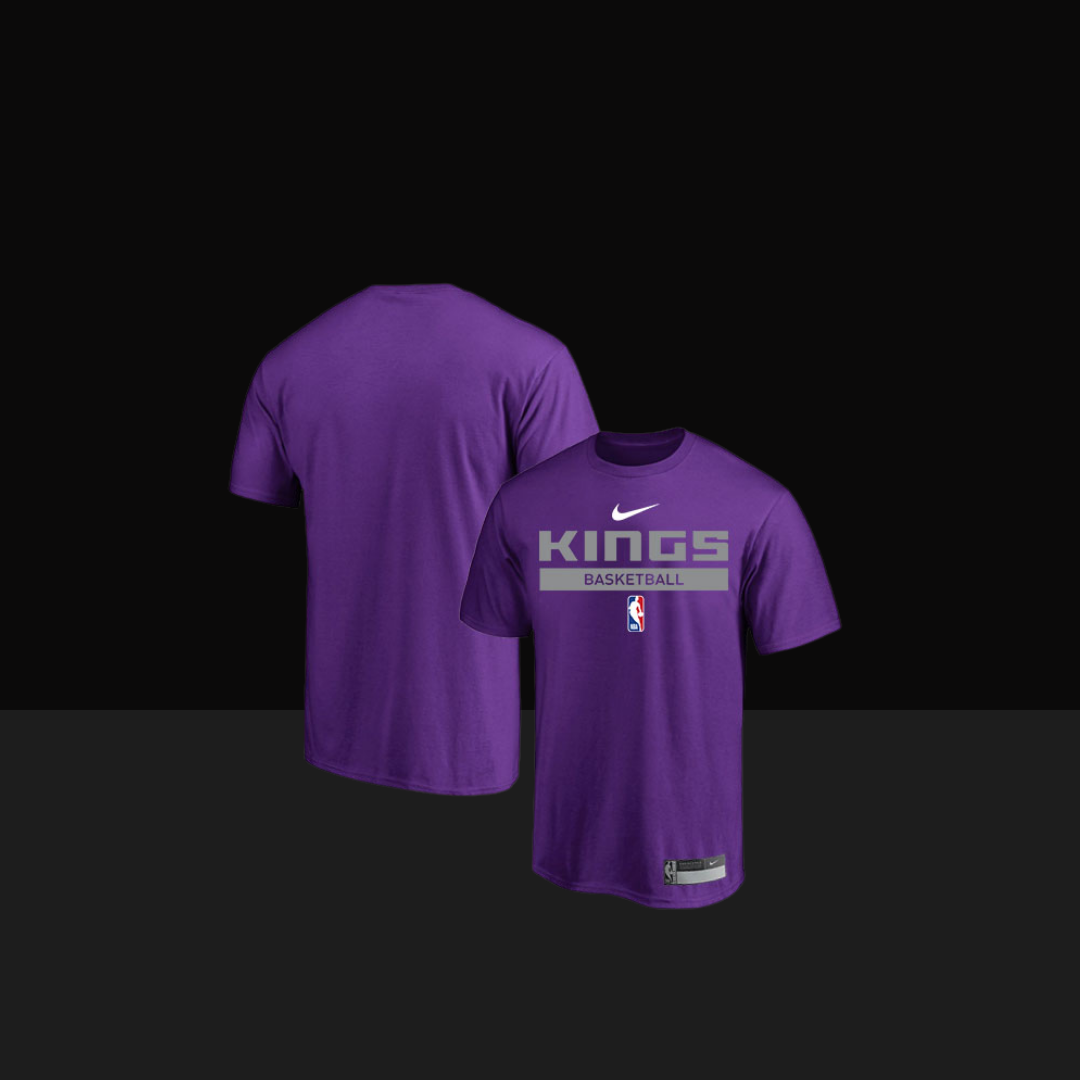 2022/23 Sacramento Kings Nike Practice Performance Camiseta de manga corta