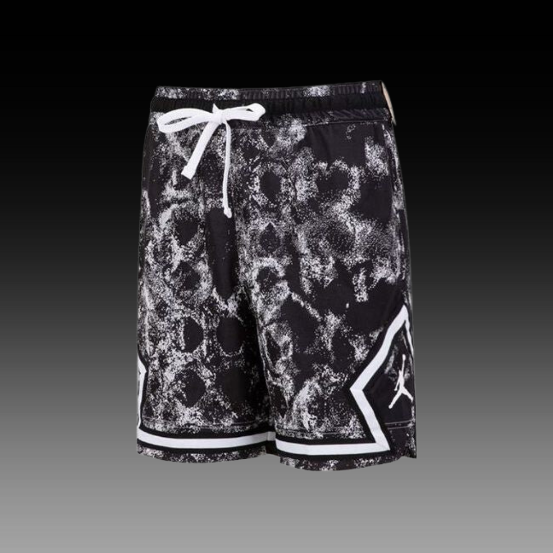 Air Jordan Diamond Basketball Shorts 'Black White'