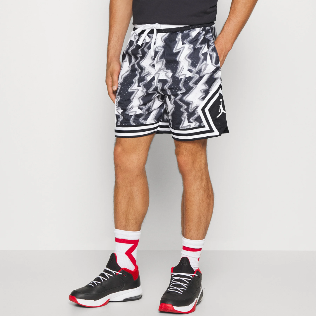 Air Jordan Dri-FIT Sport Diamond 'Black White' Shorts