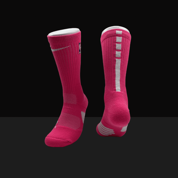 pink nike elite socks