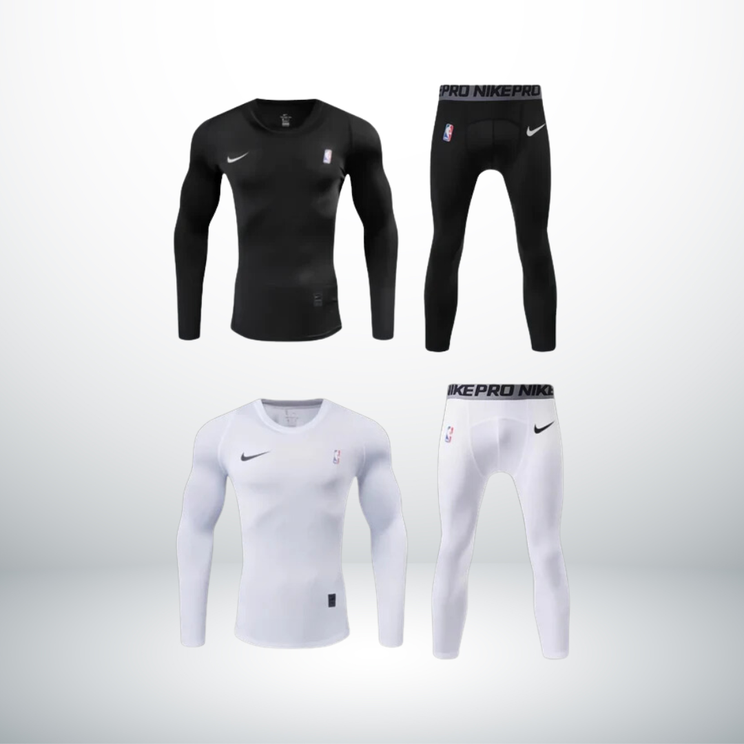 Set de compression Nike NBA Pro Combat (T-shirt à manches longues et collants) Edition 2019